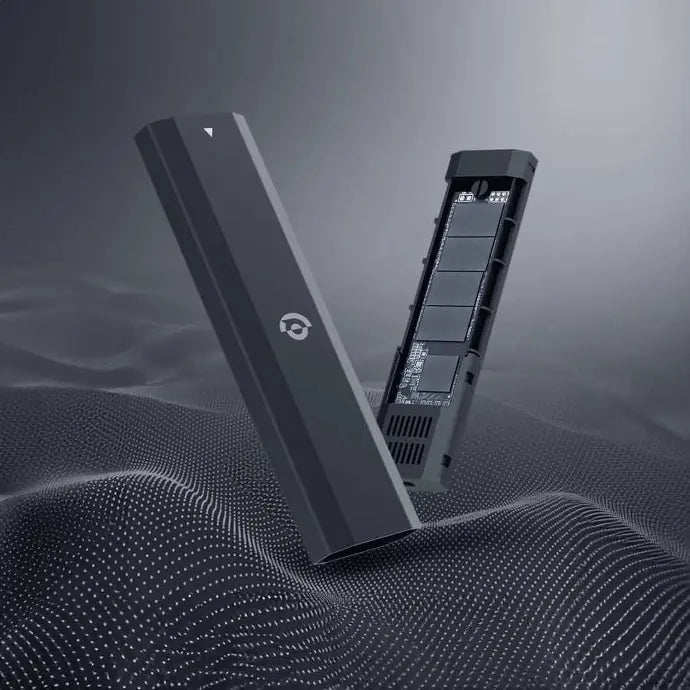 Powerology Dual Protocol Portable SSD Drive 256GB - Black