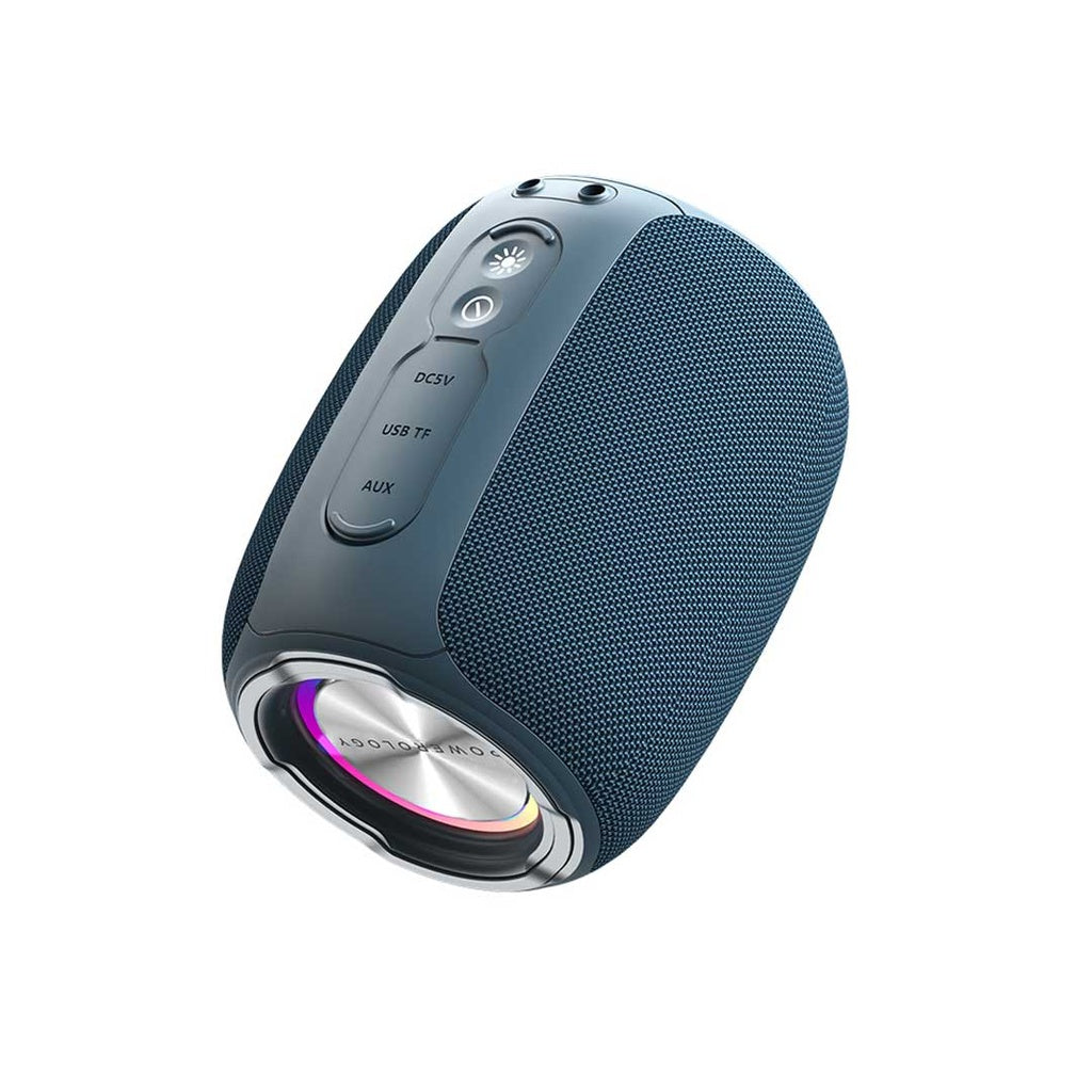 Powerology Ghost Speaker, Bluetooth 5.0, Water-Resistant, 1500mAh Battery Capacity