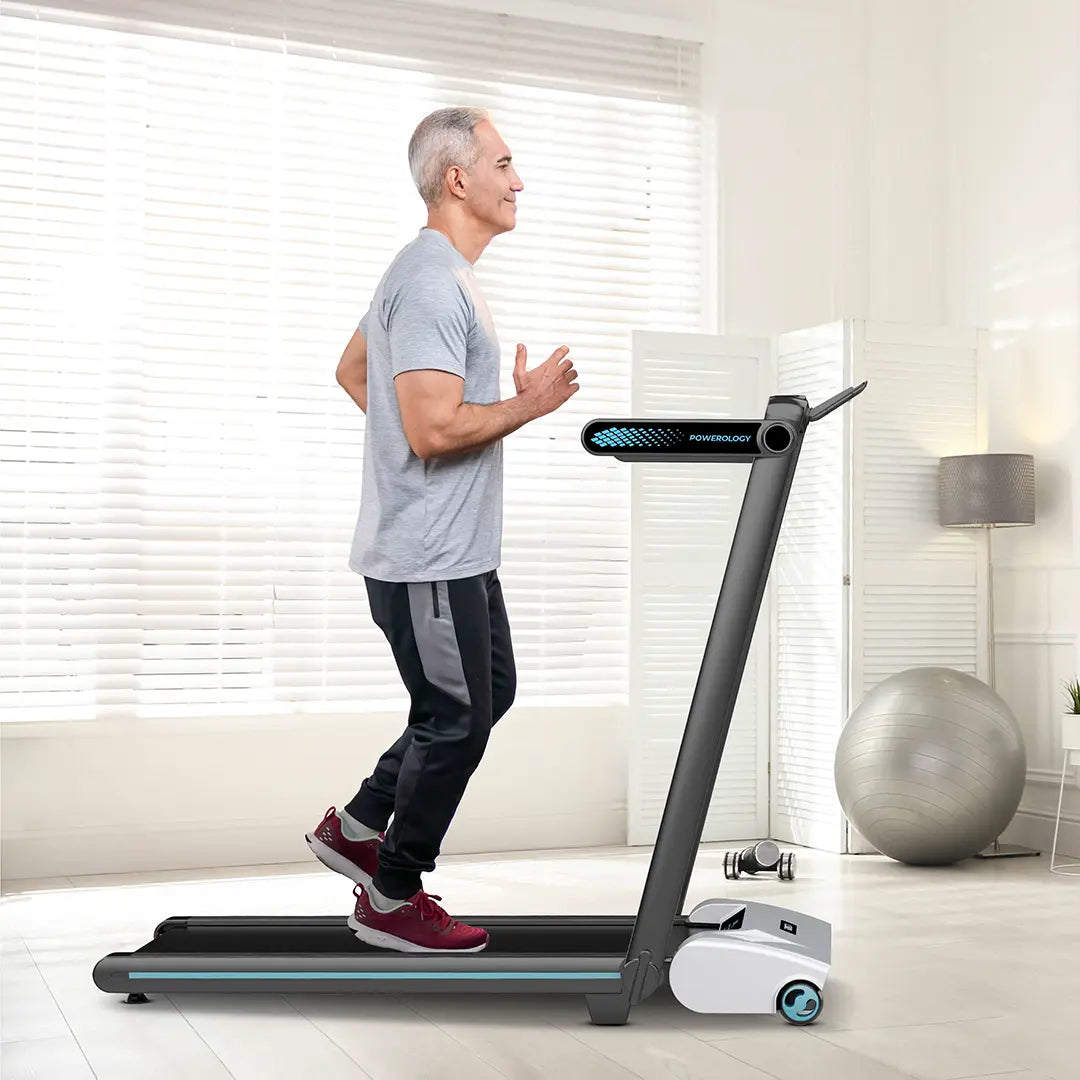 Powerology Incline Folding Treadmill - Black