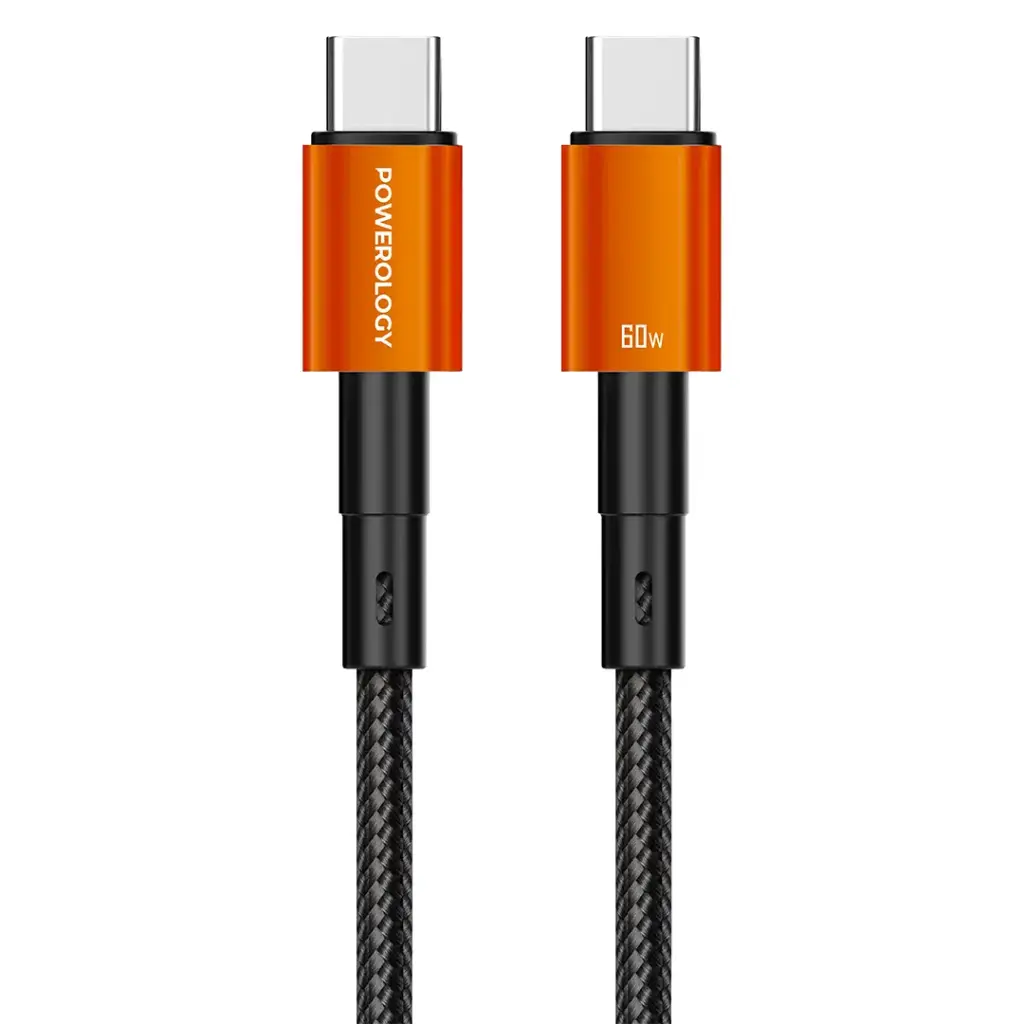 Powerology Nirvano 5-In-1 Power Travel Kit - Black/Orange