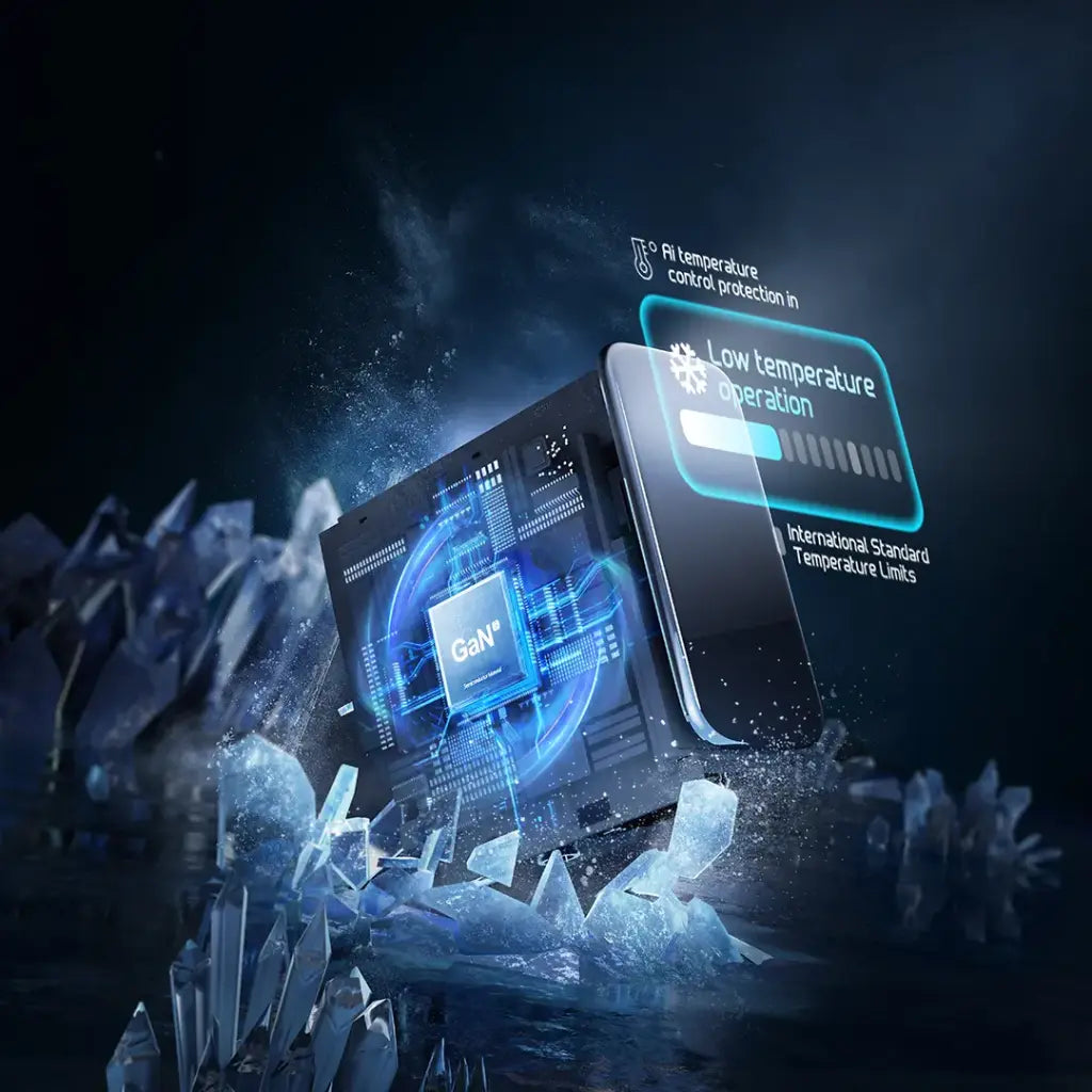 Powerology Voltflow GaN Wall Charger PD 140W - Black