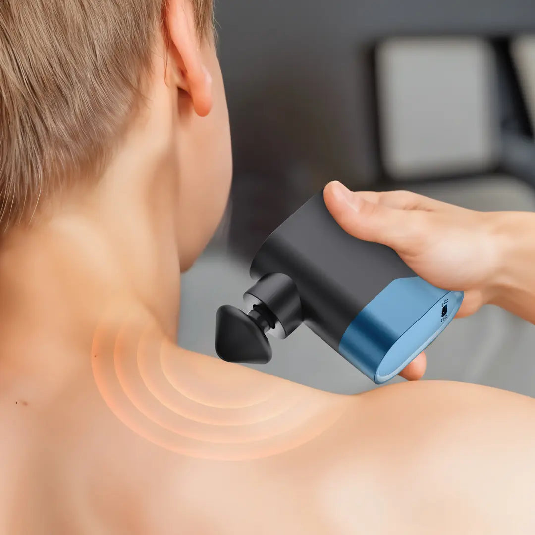 Powerology Ultra-Mini Travel Massager - Black