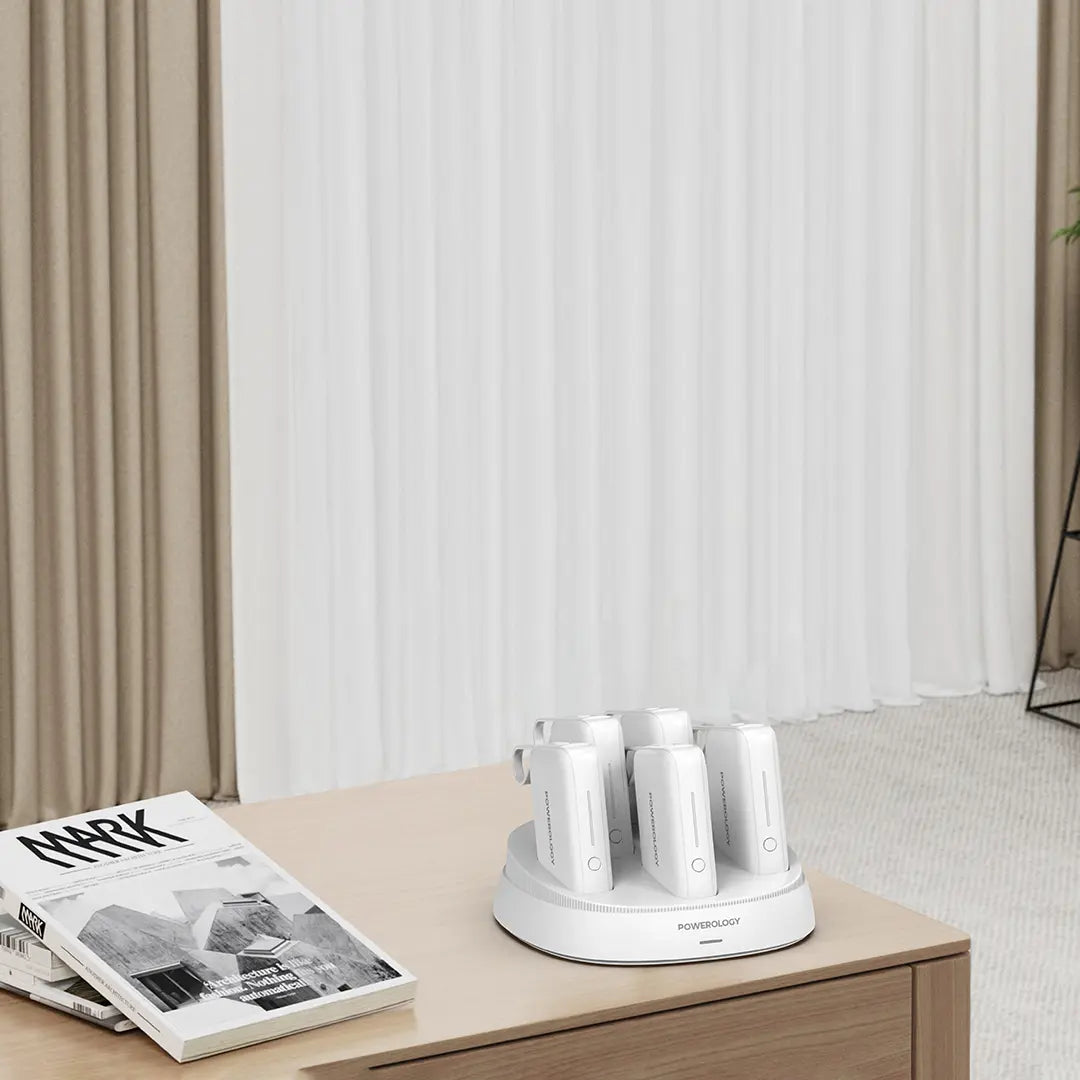 Powerology × 5 10000mAh Power Bank Station