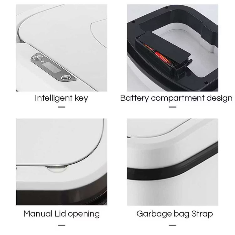 SmartLab Automatic Sensor Dustbin 15L - Black