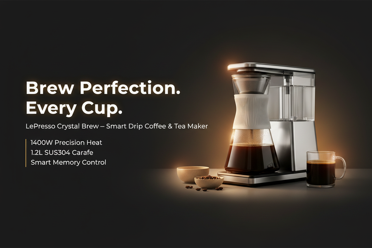 LePresso Crystal Brew Landscape Card