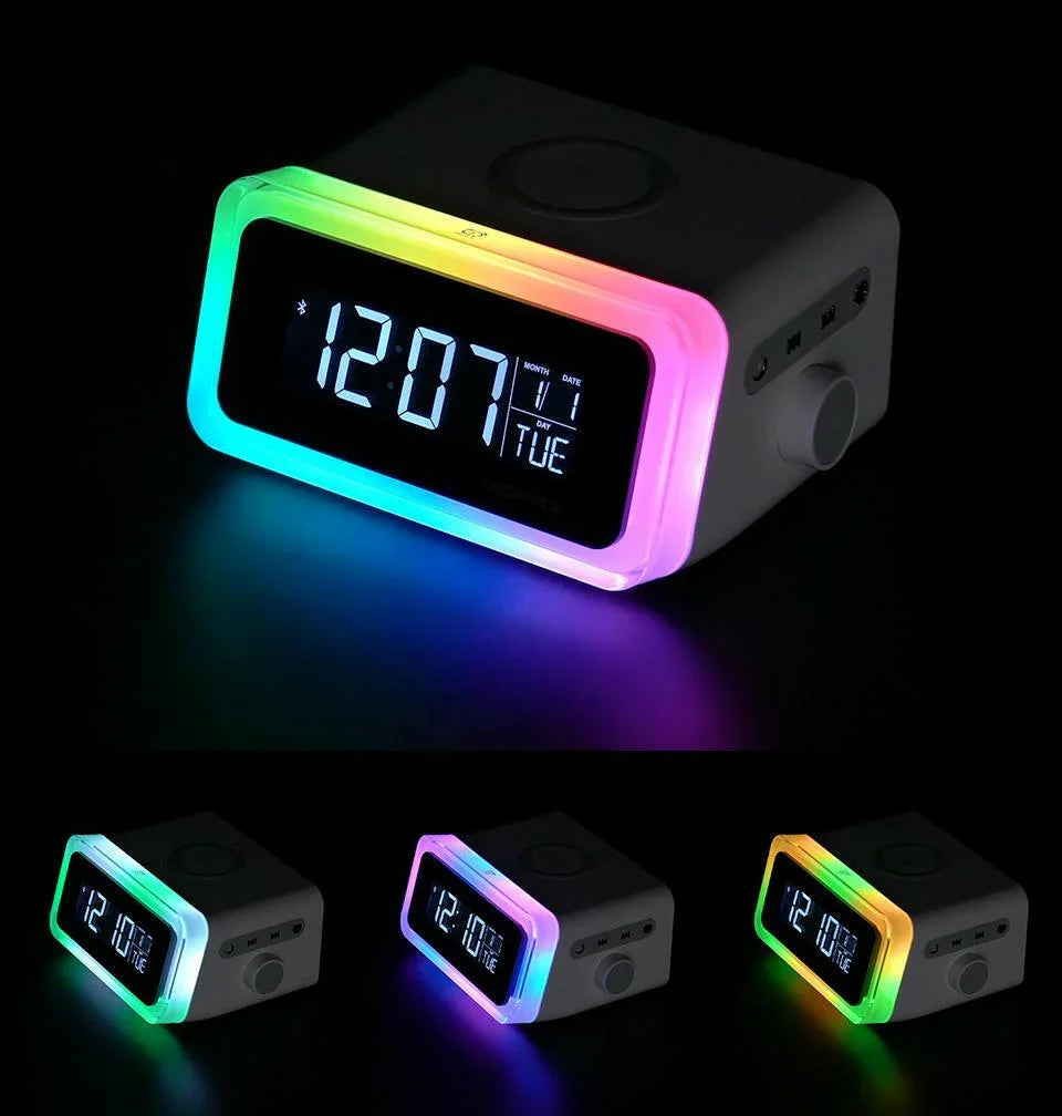 Momax Q. Clock 2 Digital Clock with Wireless Charger - Phonology