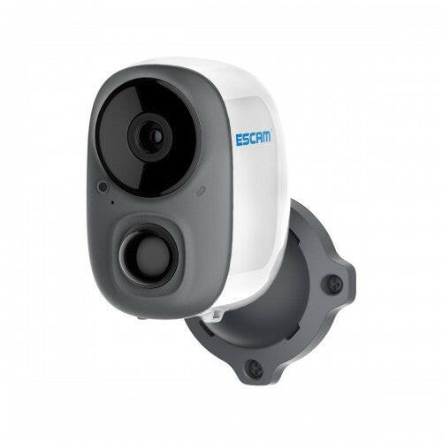 ESCAM 1080P FULL HD AI RECOGNITION RECHARGEABLE BATTERY PIR ALARM CLOUD STORAGE WIFI CAMERA - Phonology