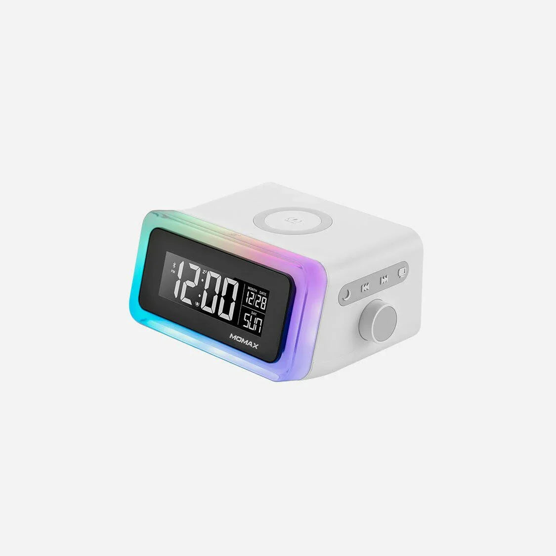 Momax Q. Clock 2 Digital Clock with Wireless Charger - Phonology