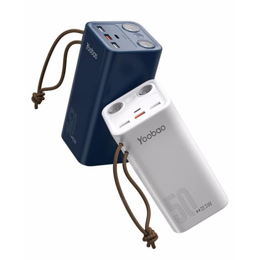 Yoobao H5/L30 50000mAh Powerbank Fast ChargeStation High Capacity yaobao Power Bank LED Flashlight - Phonology